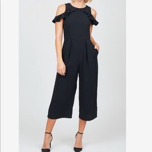 Maggy London Ruffle Trim Jumpsuit